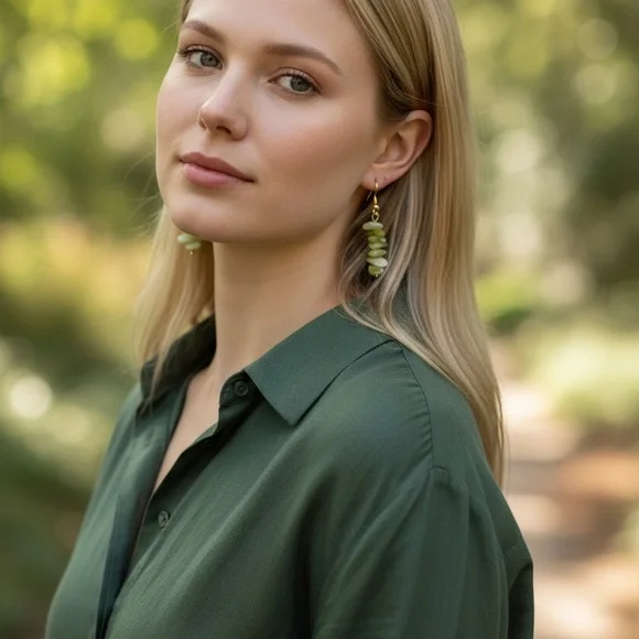 🆕 2 Pairs KIDS Gemstones Earrings-Small - Picture 2 of 4